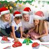 Tree 4pcs Christmas Hat Sock Glove Sensory Activity Board Silica Gel Puzzle Toy