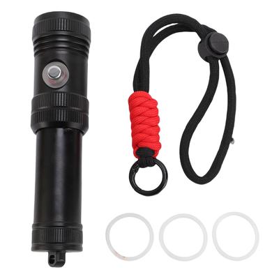 Dive Light 1200 Luminous Flux Water Proof 50m Scuba Diving Flashlight Torch for Marine Observation Emergency Situations