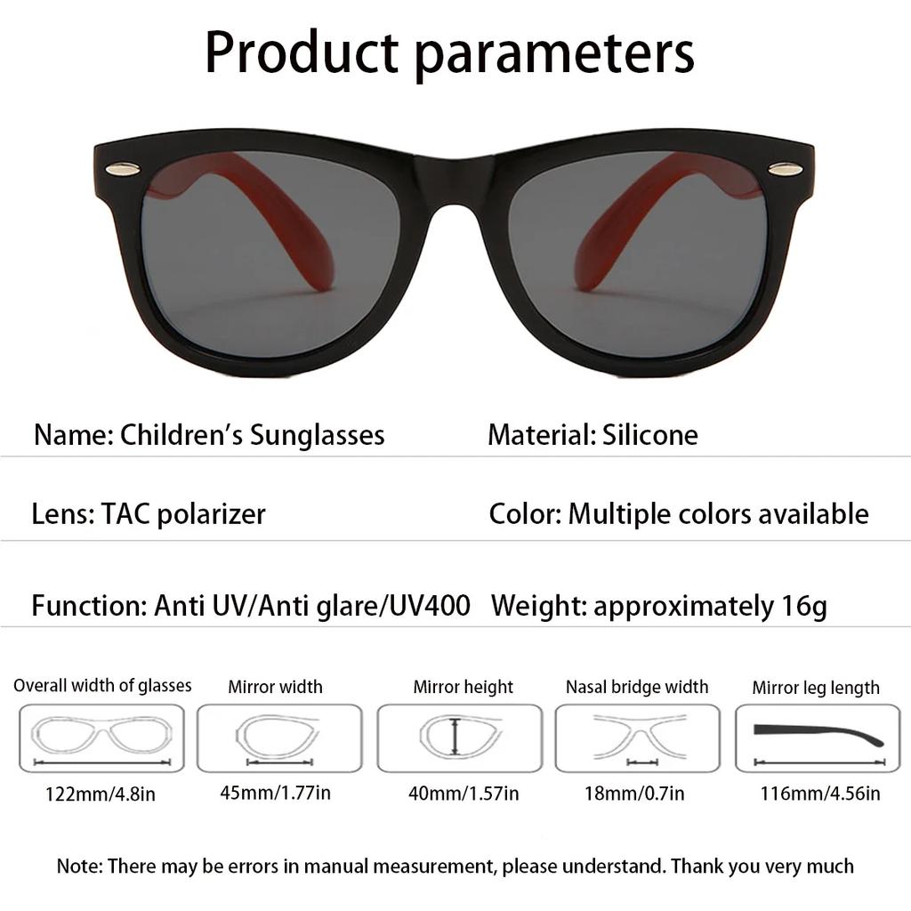 2025 Fashion Brand Children's Color Sunglasses Anti UV Baby Sunshade Anti Blue Light Glasses Girl and Boy Sunglasses UV400