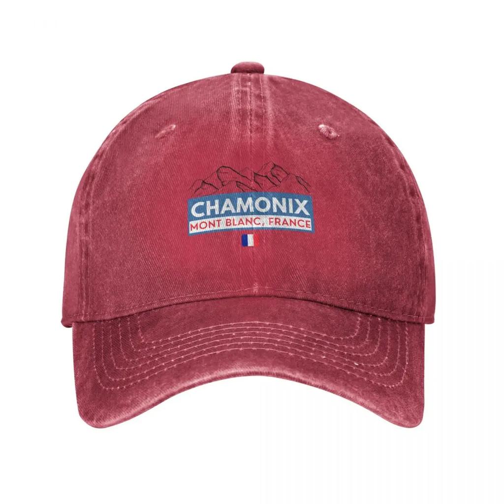 CHAMONIX MONT BLANC FRANCE Baseball Cap Visor Trucker Hat Christmas Hat Golf Hat Unisexs Caps Womens