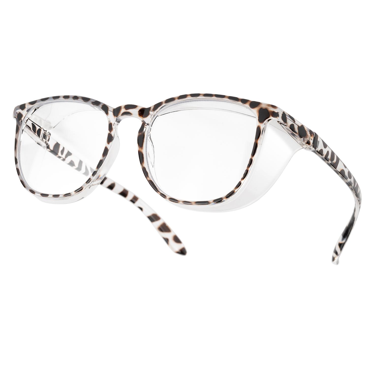 

Leopard Anti-Fog Safety Glasses for Men and Women, Blue Light Blocking, Anti-saliva, Pollen Goggles, Eye Protection Glasses леопардовый