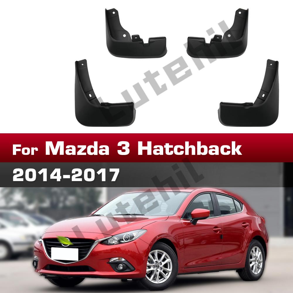 

For Mazda 3 Hatchback 2014 2015 2016 2017 Fender Mudflaps Splash Guards Mudguards Mud Flaps car Accessories
