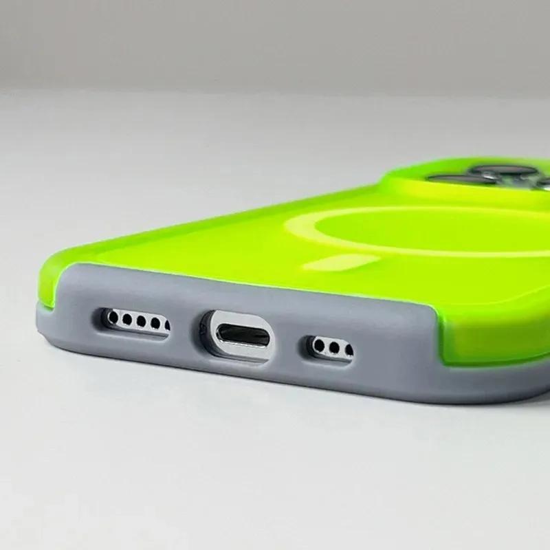 For  Matte Armor Translucent Case for For Iphone 16 1 14 13 17 Pro Max 17 Air Plus 11 12 Double Color Magnetic Hard Cover