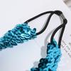 Costume Headwear Hair Accessories Sequin Headband Glitter Hairband Elastic Shiny Bow