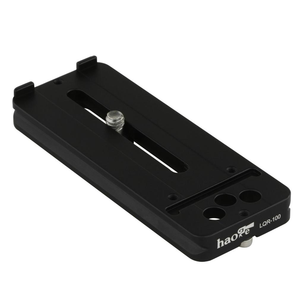 Haoge 98mm Universal Lens Quick Release Plate for Tele Arca Swiss Tripod Ball Head LQR-100 Canon, Nikon, Olympus, Minolta, Tokina, Tamron, Sigma,