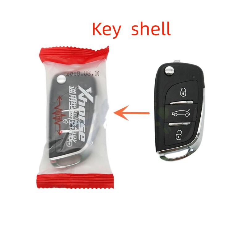 1pcs 2/3 Button Car Key Shell Xhorse Remote Case KEYDIY Flip Key Shell DS Type Key Shell for KD B11 NB11 VVDI XKDS00EN XEDS01EN