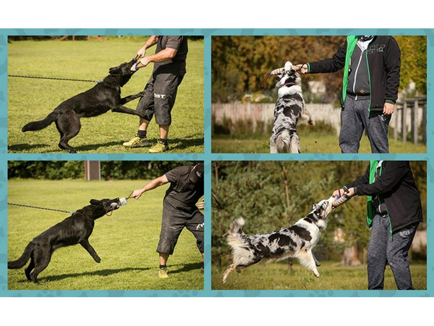 Jute Dog Bite & Chew Stick for Training German Shepherd & Malinois