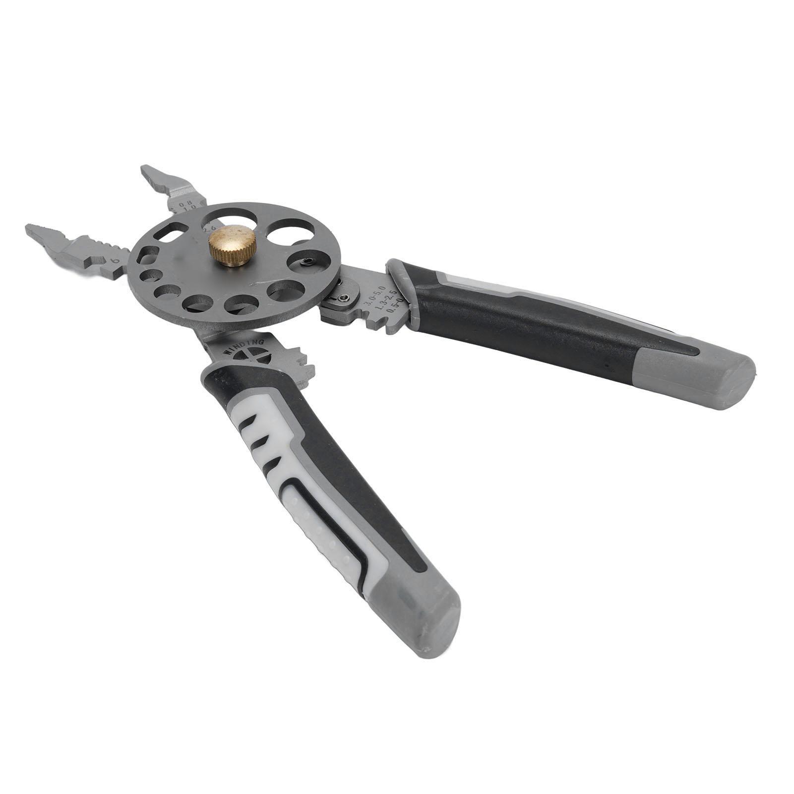

Wire Stripper Ergonomic Rubber Coated Handle Professional High Efficiency Multifunctional Wire Splitting Pliers for Repairing