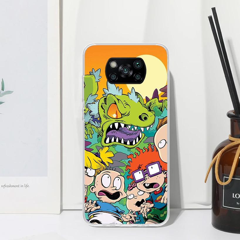 Cartoon R-Rugrat Phone Case For Xiaomi Poco X7 X6 X5 X4 X3 Nfc F6 F5 Pro F4 Gt F3 F2 F1 M5S M4 M3 Art Fundas Back Cover