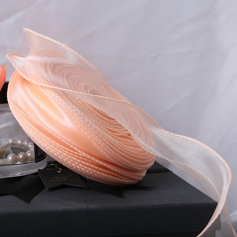 Curled Fish Tail Yarn Ribbon - 50 Yards Wavy Edge for Cake & Flower Decoration