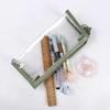 Organizer School Office Supply Pencil Case Zipper Pen Pouch Storage Bag Transparent Pencil Bag