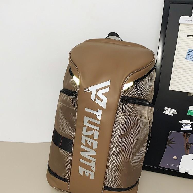 Schoolbag Trendy Brand Backpack Men's Fashion Leisure Sports Fitness Multi-functional Badminton Bag Large Capacity Travel Backpack