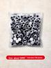 Handmade Self-Adhesive Googly Eyes with Eyelashes - Black, White & Colored Movable Plastic Eyes for DIY Projects