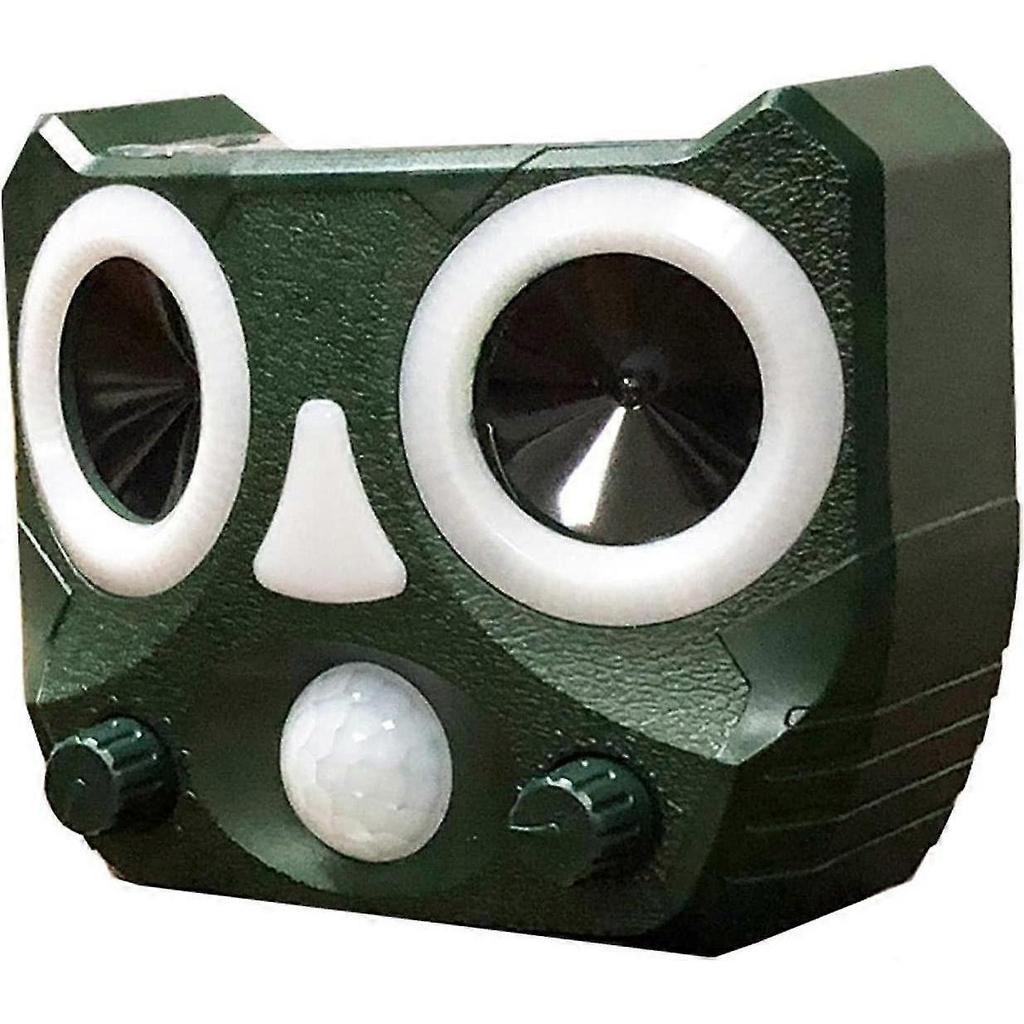 Solar Animal Repellent Device|outdoor Pet Repeller-ultrasonic,waterproof Usb Charge And Scarer