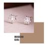 Luxury Snowflake Stud Earrings for Women 2026 - Elegant & Lightweight