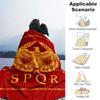 1pc Blanket SPQR Roman Eagle Print Design, Lightweight Blanket for Sofa, Bed- Soft &Warm, Gift for All Seasons Like Christmas, Halloween
