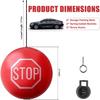 2PCS Garage Tennis Ball Parking Aid,Anti-Collision Hanging Garage Parking Aids For Cars With 13Ft Rope,Universal Garages Parkings Stops Ball Garages