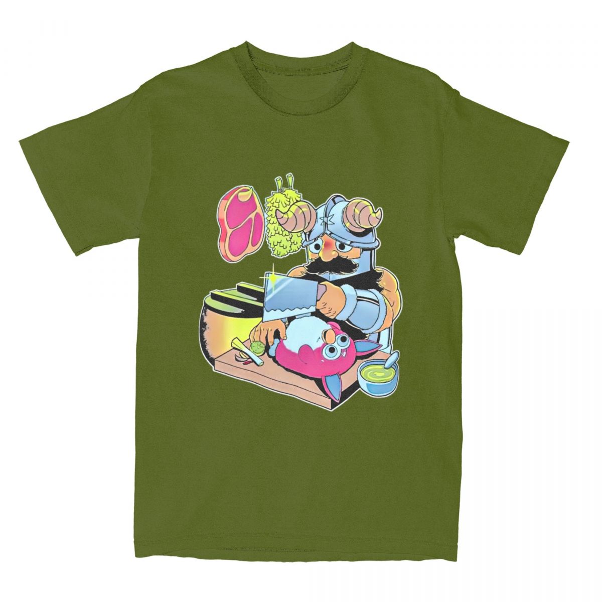 

Сенши Аниме Dungeon Meshi Футболка Пляжная Вкусная В Подземелье Y2K Футболки Хлопок Харадзюку Футболка Для Взрослых С Коротким Рукавом Топы 4XL