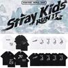 2026 Heißer Verkauf Stray Kids RUN IT Welttournee Konzert T-Shirt HIP HOP High Street Herren Damen Gothic Oversized T-Shirt Y2K Harajuku Punk T-Shirt