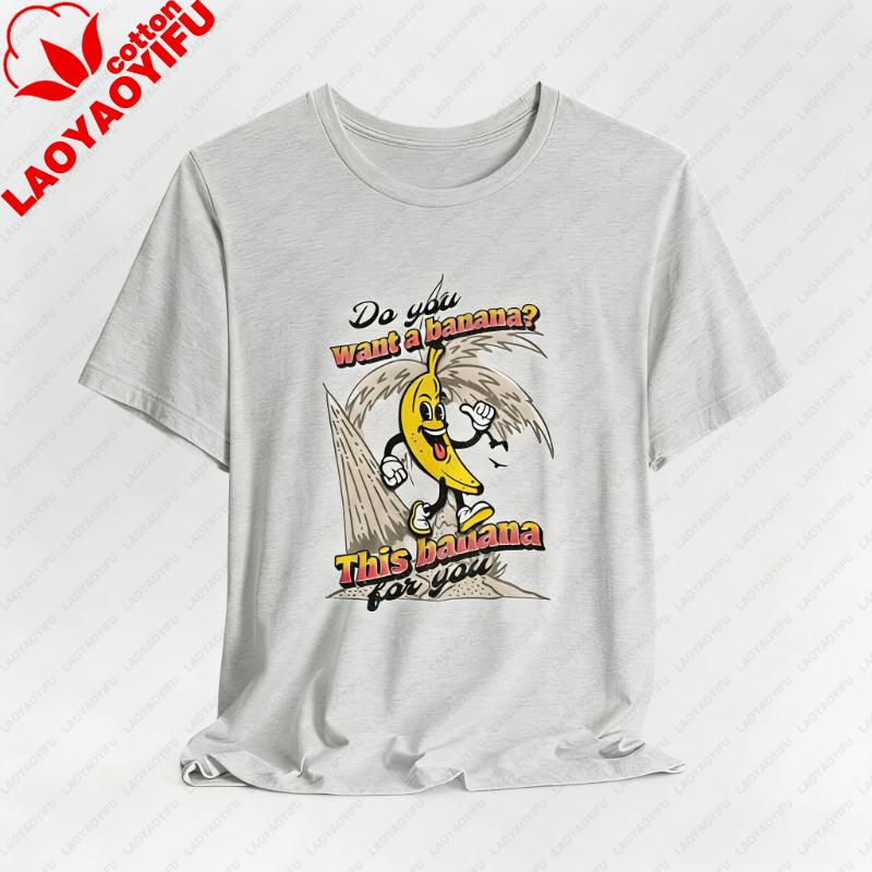

Do You Want A Banana Jersey Short Sleeve Tee Graphic T Shirts Oversized T Shirt Women Clothes Vintage Clothes Harajuku Tops Tee S