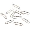100pcs Stainless Steel Fast Link Clip Quick Change  Clips Fishing Snap Fishing Clip Interlock Tackle