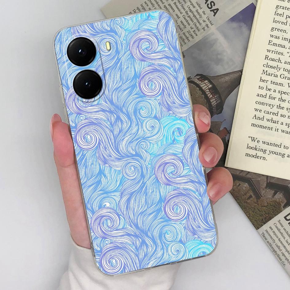 New Case For Xaimo 14T 15 Poco X7 X6 X5 X4 X3 M5 M6 M7 F4 Pro Plus Pretty Butterfly Flower Pattern Clear Silicone Protective Covers For Xiaomi Housing