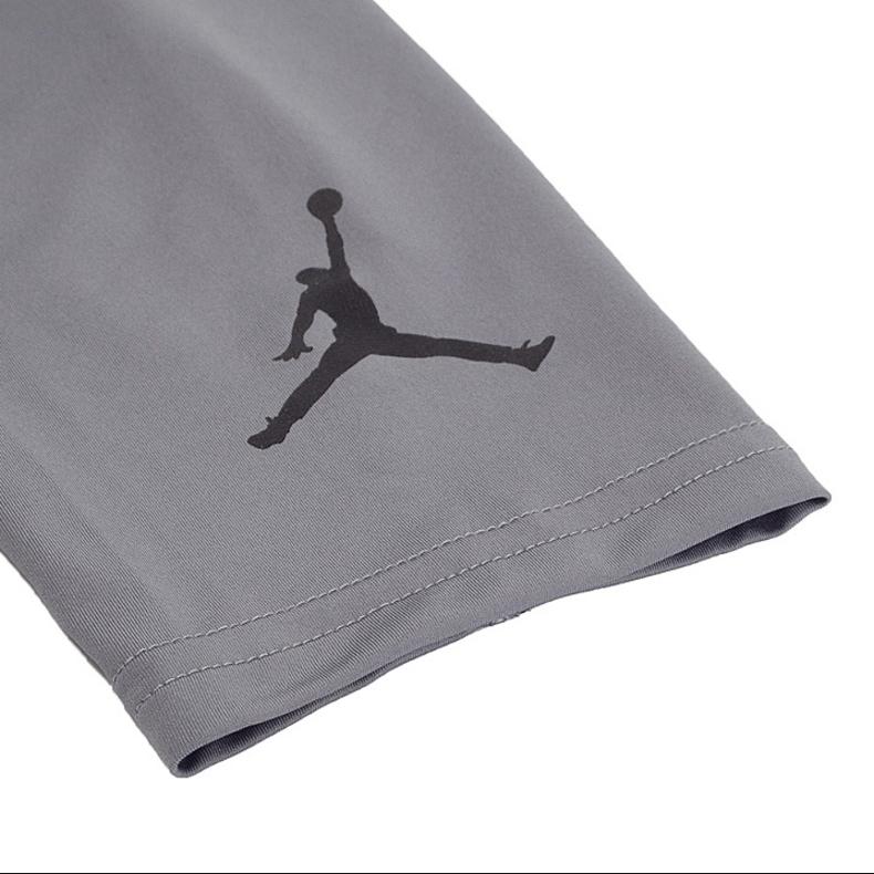 Jordan Brand Running Quick-Dry Compression Three-Quarter Pants Men Bottoms Gray 724777-065