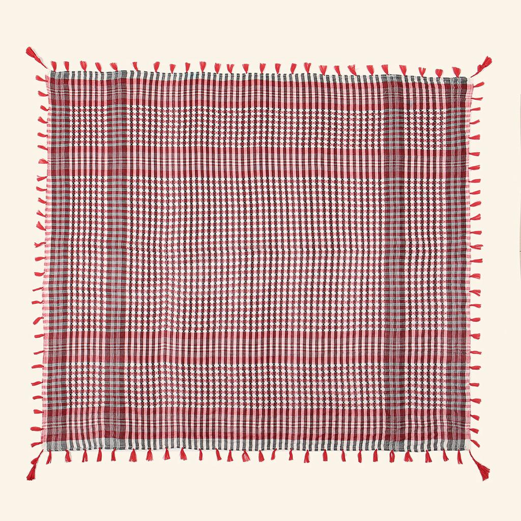 Arab Plain Hijab Scarf Thin Breathable Turban Keffiyeh Middle East Man Square Scarf Soft Polyster Bandana Headband Muslim Veil