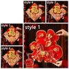 Chinese Style New Year Door Sticker Year of Horse Zodiac Horse Decal  Spring Festival