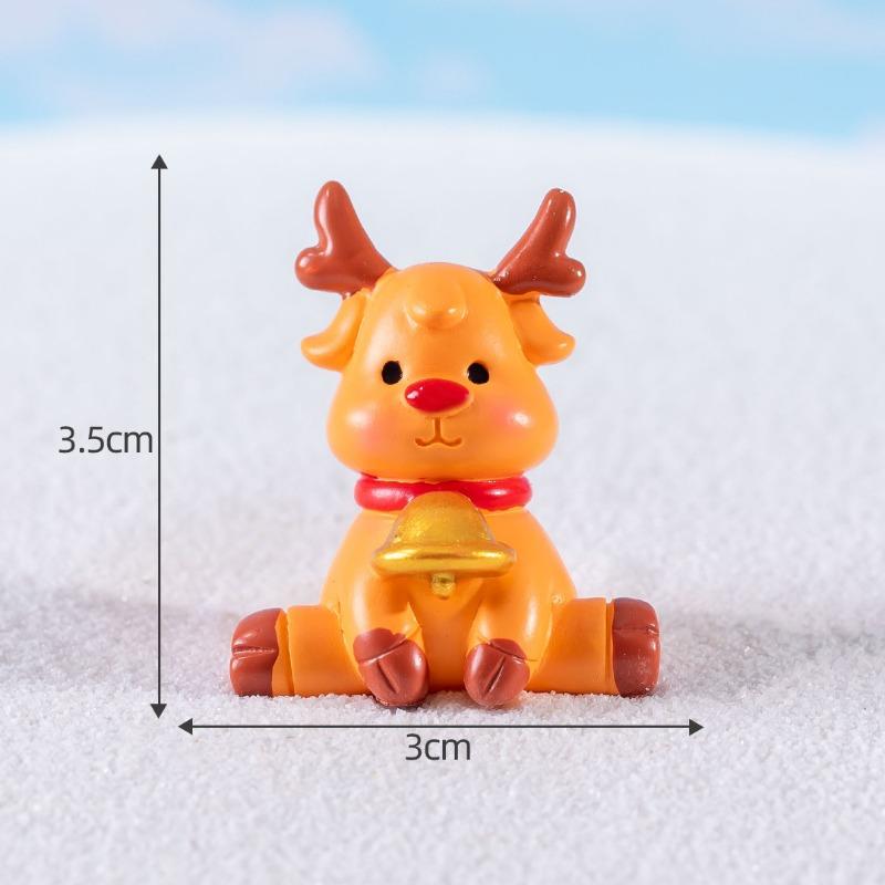 Micro-landscape Santa Claus Cute Snowman Crystal Ball Decorative Accessories Desktop Small Ornaments