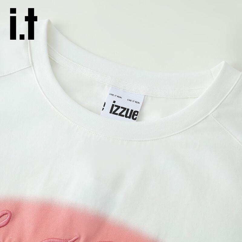 Izzueit Women's 3D Embroidered Print Cool Cotton T-Shirt