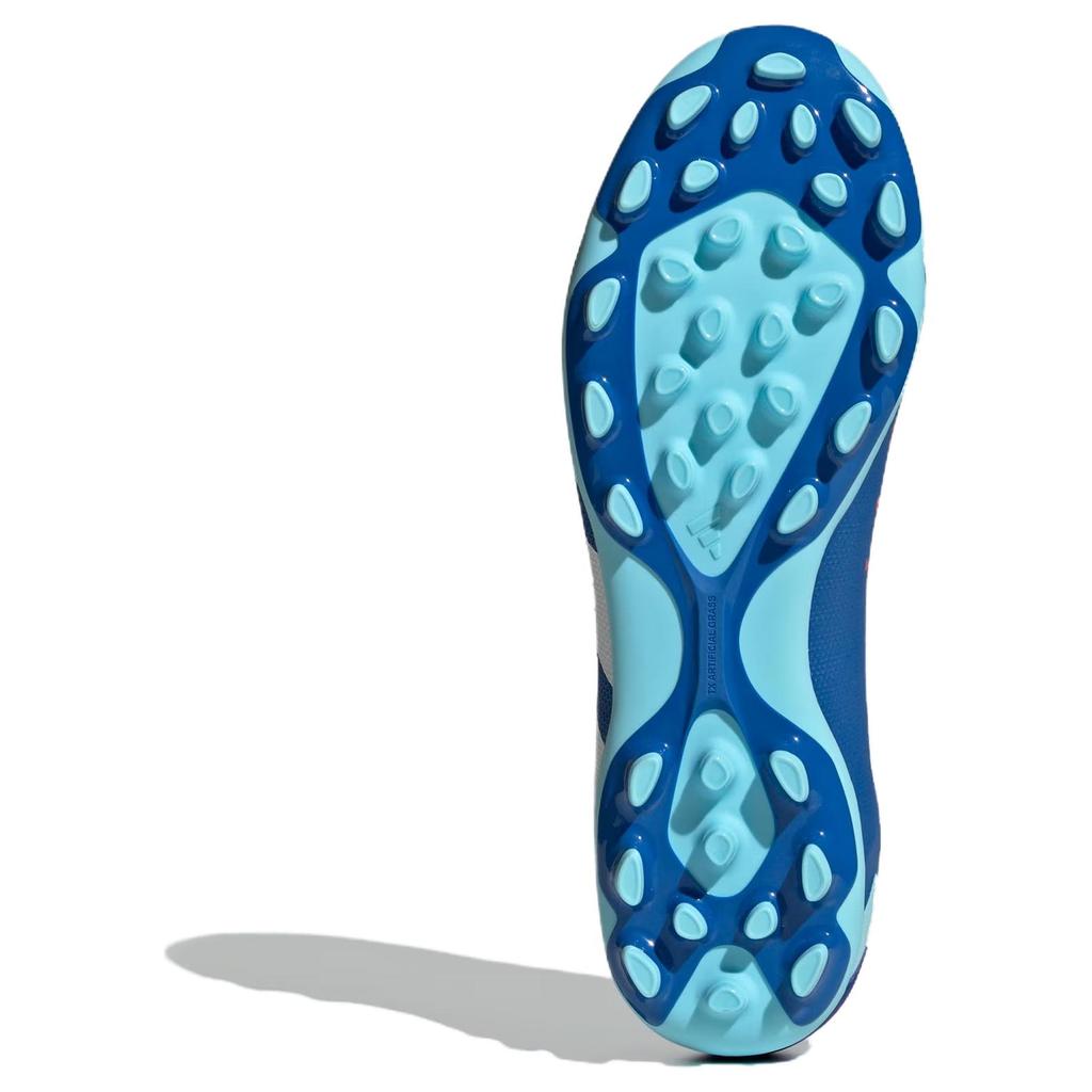 Adidas Predator Accuracy.3 Lace AG (Rubber Short Studs) Soccer Shoes Unisex Soccer Shoes Blue White IG5169