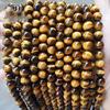 Jingde Jewelry Tiger Eye Yellow Round Beads for DIY Accessories