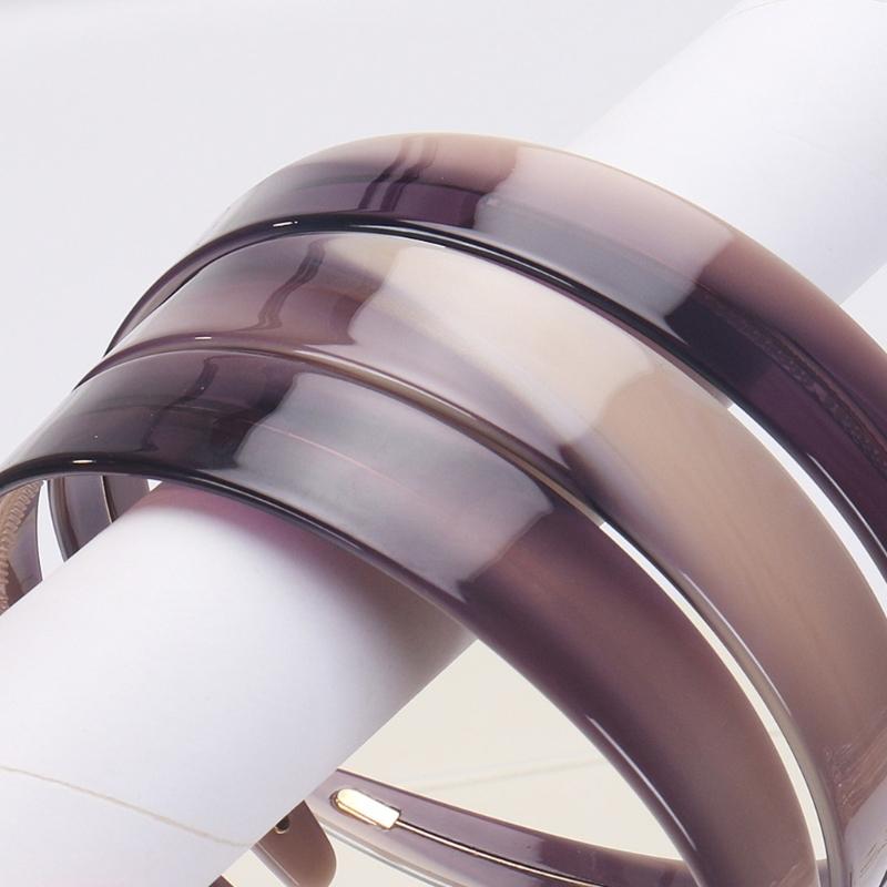 2.2cm Wide Acetate Headband Hair Hoop With Nonslip Teeth For Women And Girls Comfortable Hair Accessory