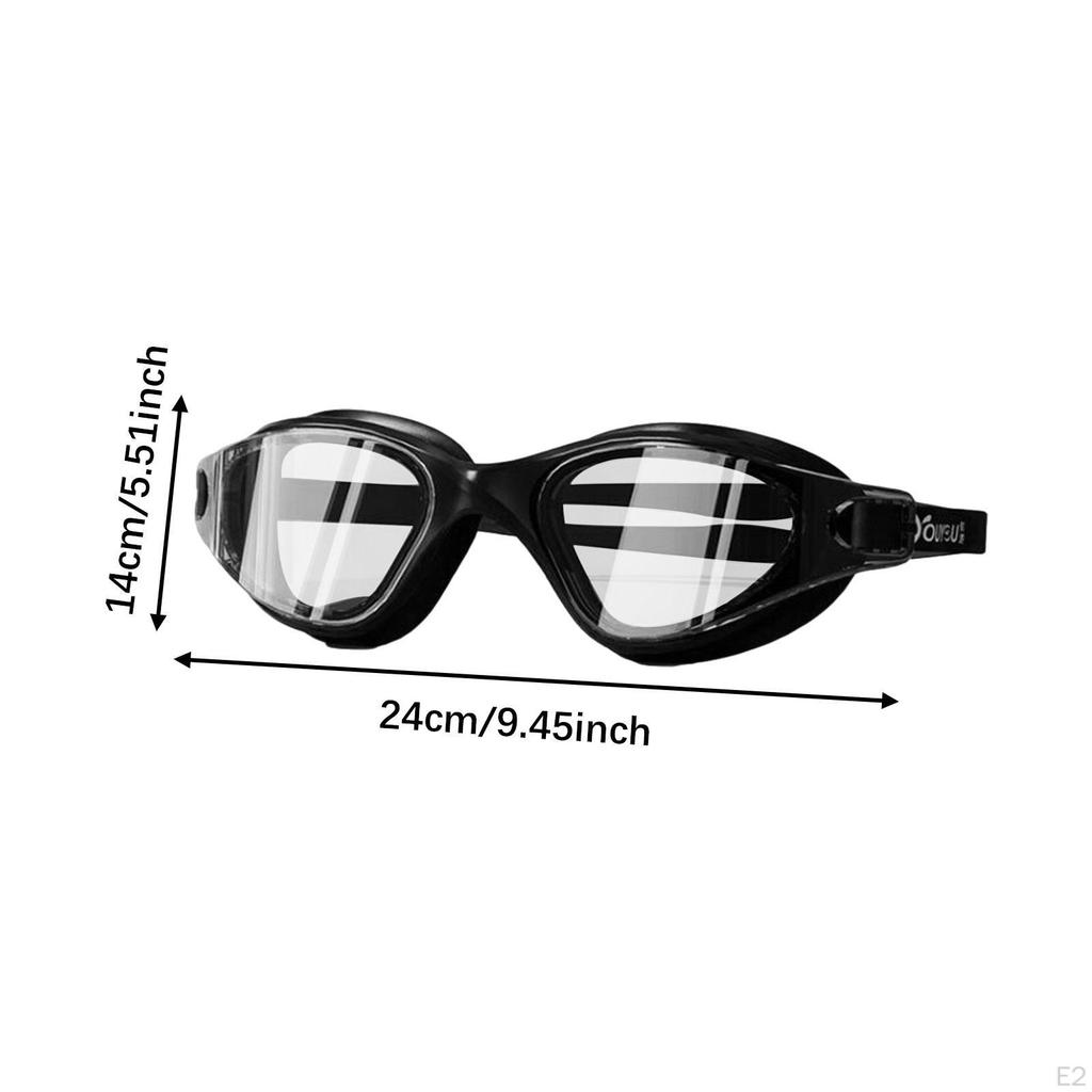 Swimming Goggles Glasses Professional Trendy Comfortable Wide View Portable Anti Fog