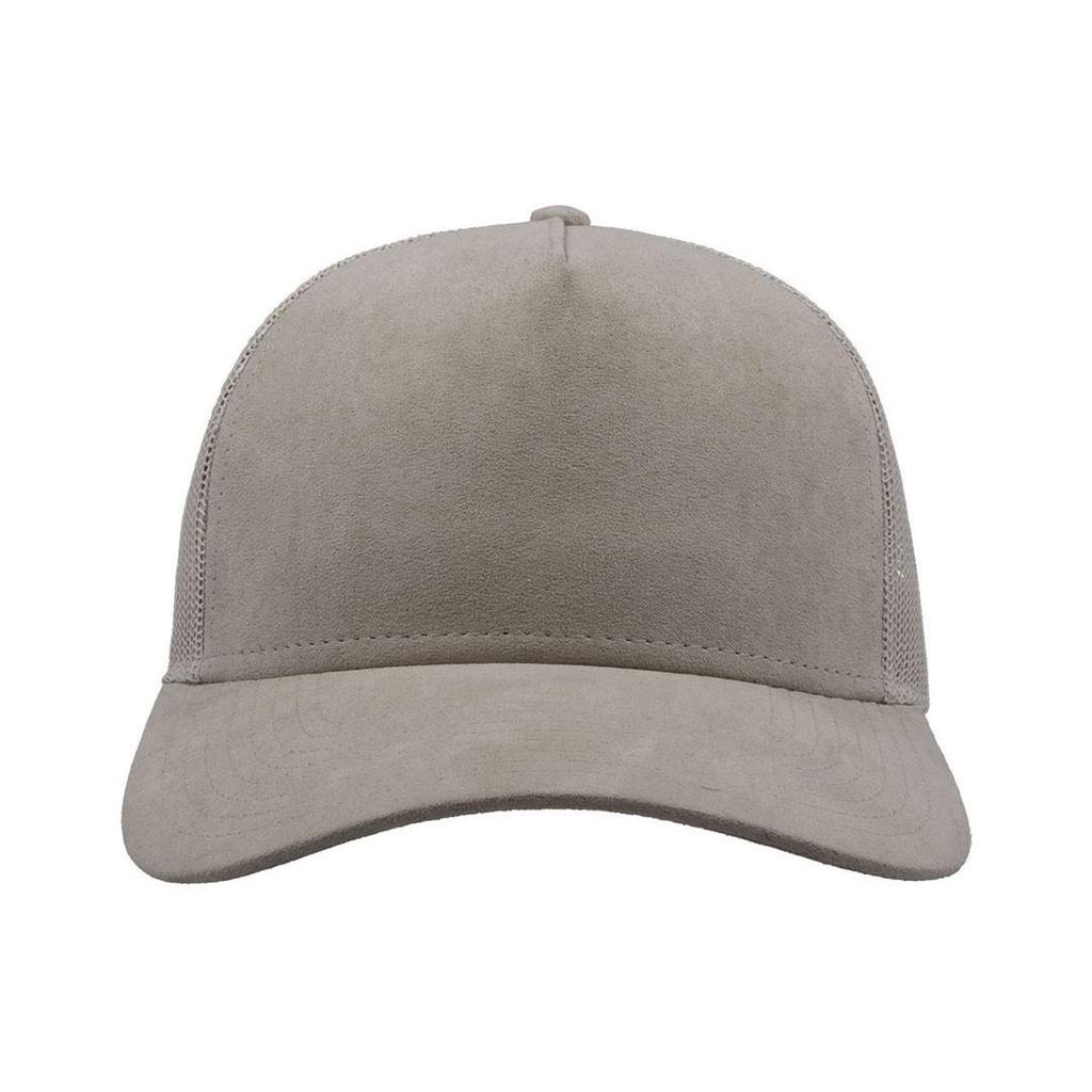 Atlantis Rapper Faux Suede 5 Panel Trucker Cap