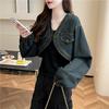 Fashionable Short Denim Coat Spring Korean Version Loose Youthful Outfit