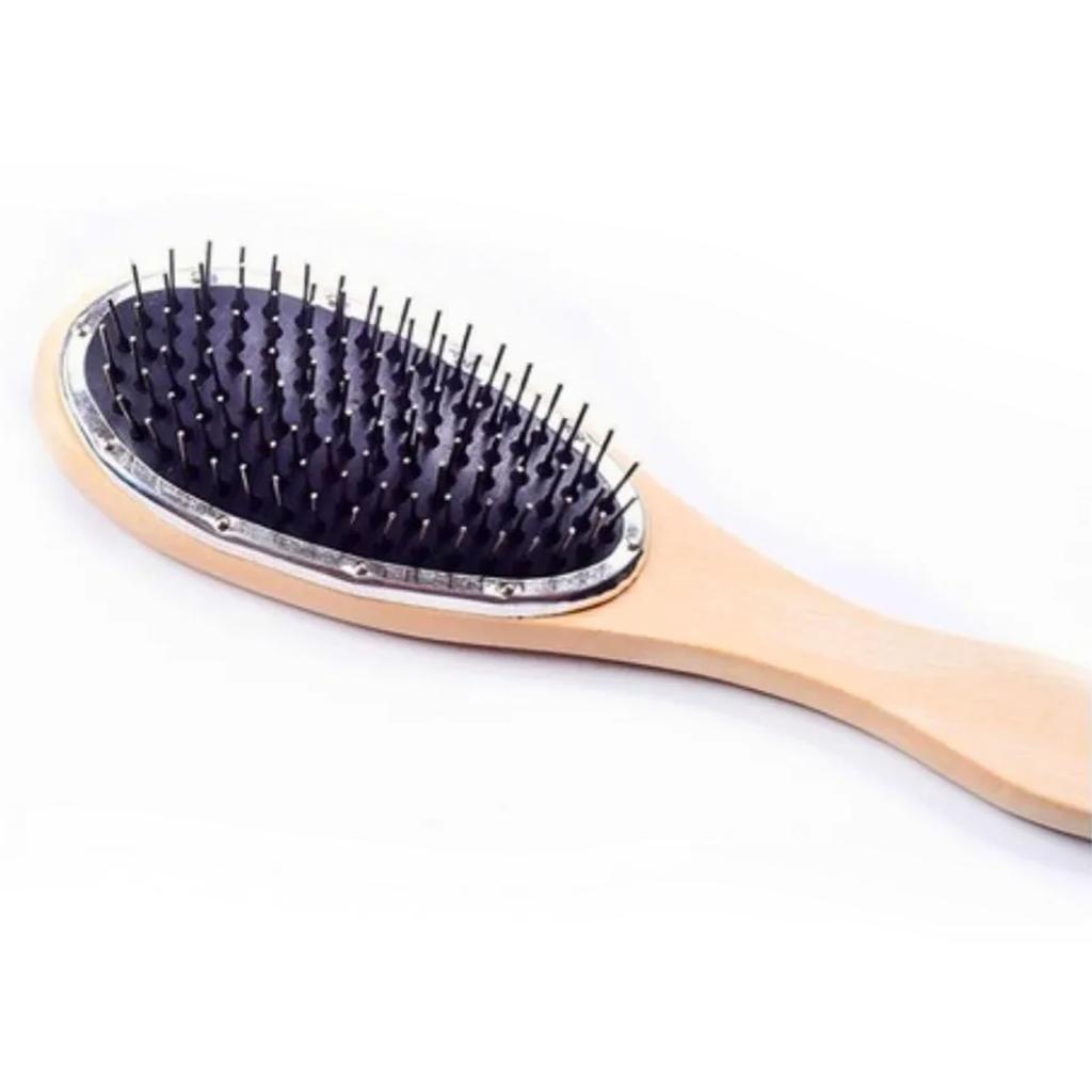 Wig Brush Comb Prevent Frizzing Prevent Static Electricity Exquisite Wooden Handle Wig Brush for Home and Wig Stores