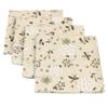 4PCS 40x40CM Floral Printed Cloth Napkins Japanese Style Dinner Dish Towel Wedding Restaurant Bar Table Mat Serviette De Table