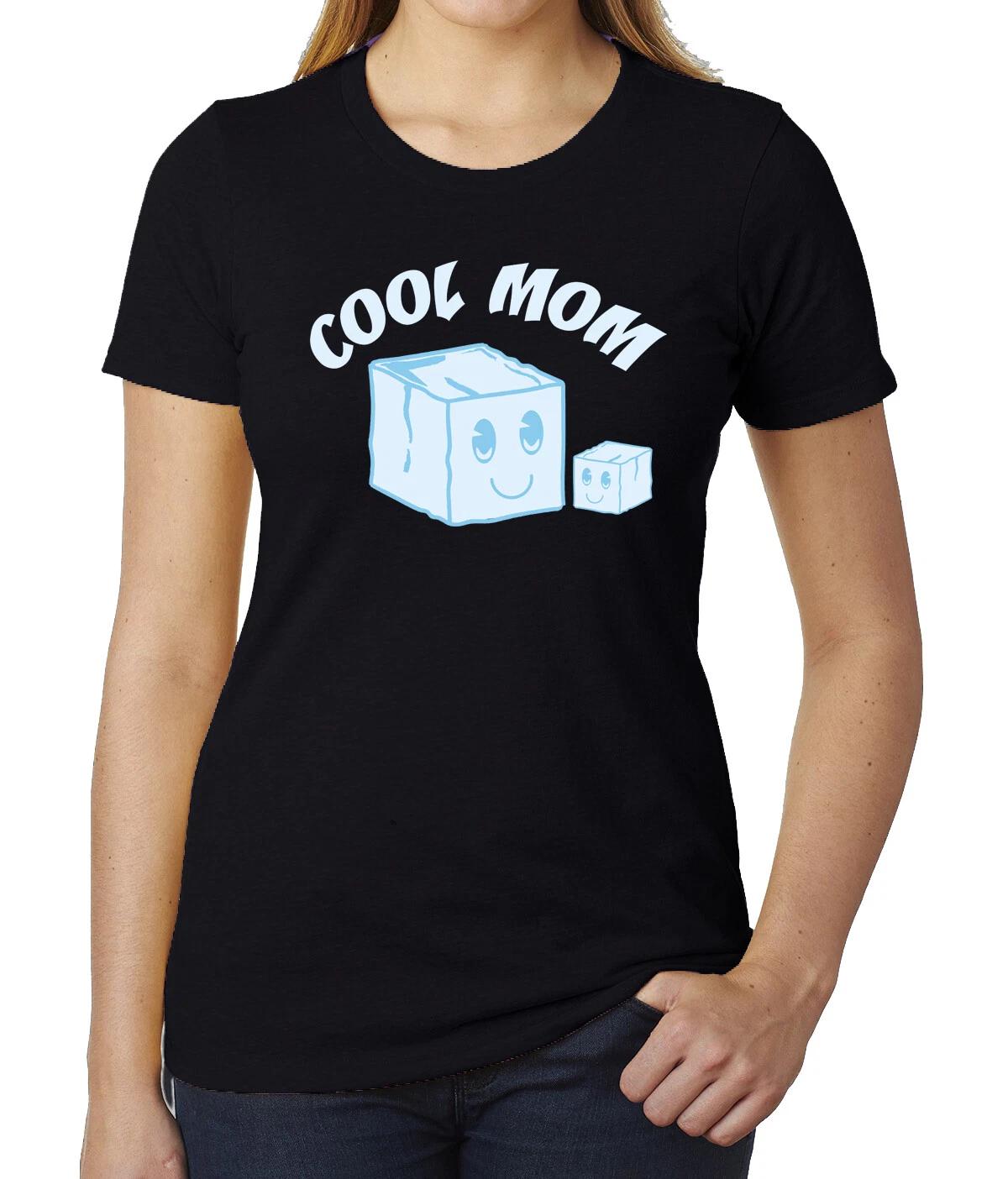 Cool Mom T-Shirt, Funny Graphic T-Shirts, Cute Mom Shirts L