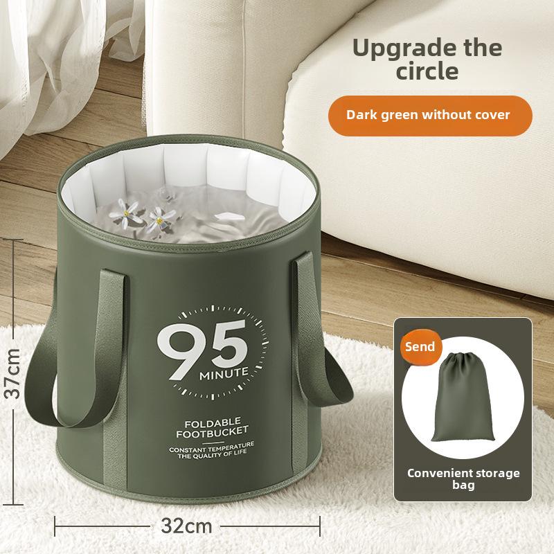 Portable Deep Foldable Foot Bath with Heat Retention and Constant Temperature