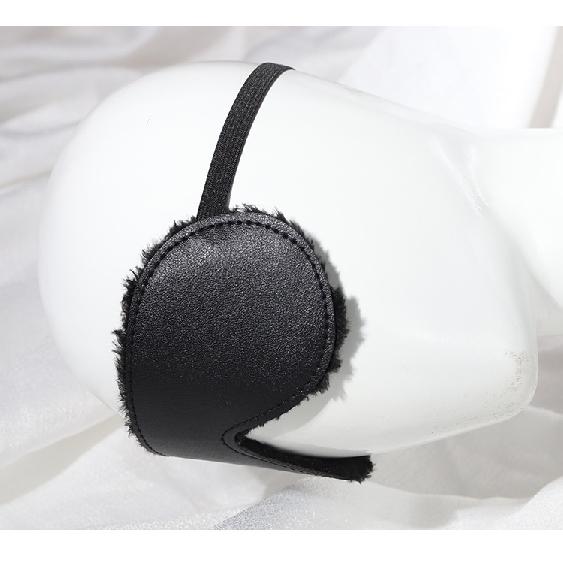 Fun Leather Plush Eye Mask Adult Fun Sex Products Couple Sex Toys SM