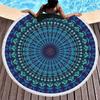 Asciugamani da Nuoto da Esterno per Spiaggia con Frange Coperta da Yoga Arazzo Rotondo con Stampa 3D Copricostume da Spiaggia Sciarpa da Bagno Tappetino Spesso da Campeggio