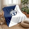 FC Zürich Morbida Coperta in Pile di Flanella Leggera Accogliente Calda Coperta da Lancio per Divano Letto Arredamento per la Casa
