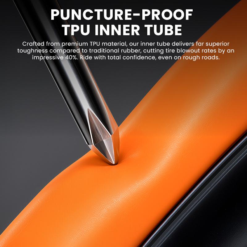 BUCKLOS TPU Bicycle Inner Tube 700C Bike Inner Tire Ultralight Cycling Tube for Road Gravel Bike Durable Bicycle Tpu Tubes Parts