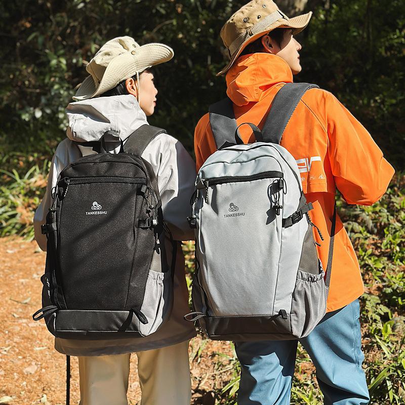 School bag travel outdoor mountaineering backpack new trend couple versatile school bag large capacity high value simple shoulder bag