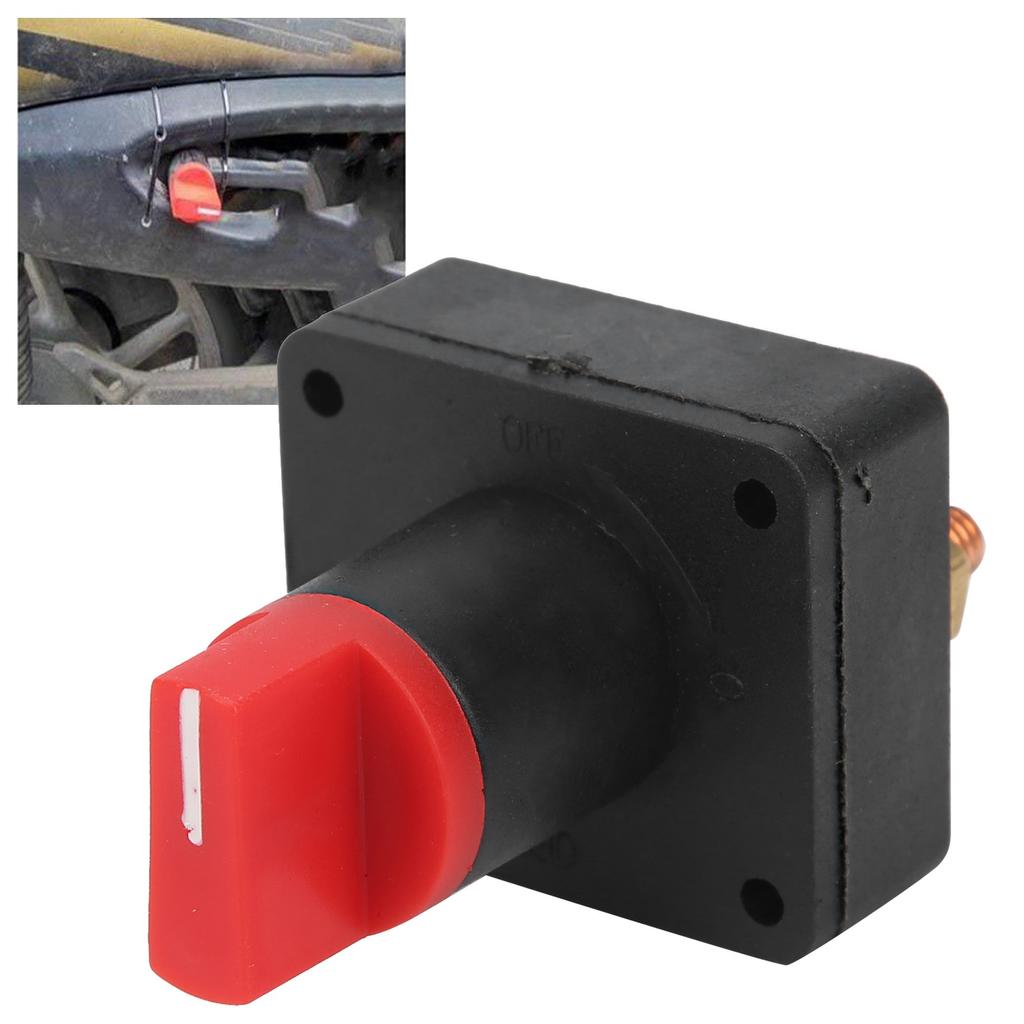 300A Battery Disconnect Switch Cut Off Knob Isolator 6mm Screw Diameter for Auto Car