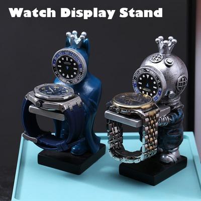 Kordonlu Saat Submariner Saat Tutucu Dalgıç Ekran Standı Izle için Yaratıcı Dekoratif Süsler Kişiselleştirilmiş Reçine Moda Hediye Tepsi Raf