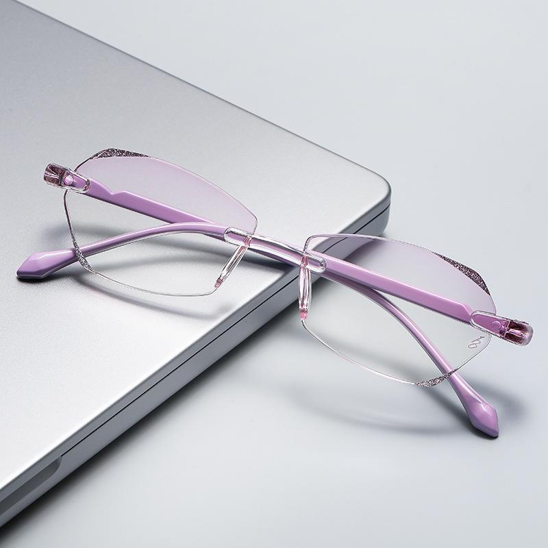 New Trendy Reading Glasses For Women Men Anti Blue Light Presbyopic Eyewear Finished Optical Far Sight Eyeglasses Diopter To+4.0