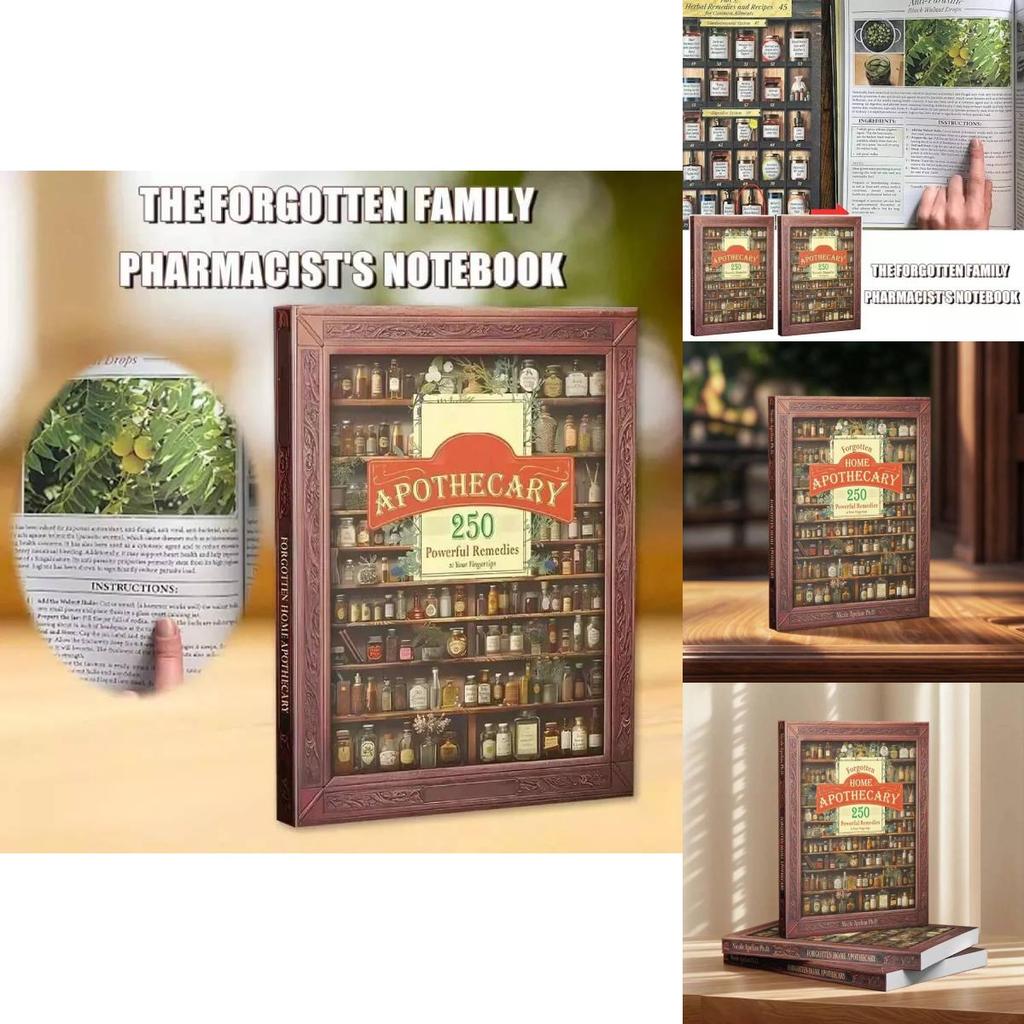 Originaldruck Vergessene Hausapotheke Elegantes Notizbuch für Geschäfts- und Bürogebrauch
